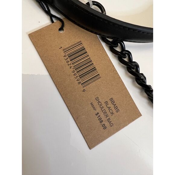 NWT Steve Madden BBABS sparkle gray and black crossbody bag - Picture 4 of 10